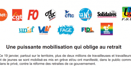 Une puissance mobilisation qui oblige au retrait