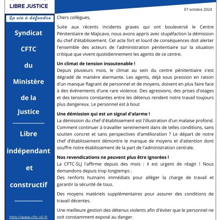Démission du Chef d&rsquo;Établissement du CP Majicavo : Un Événement qui Doit Interpeller l&rsquo;Administration !