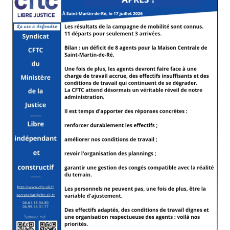 Maison Centrale de St Martin de Ré 11 DÉPARTS, 3 ARRIVÉES… ET APRÈS ?